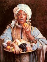 Guiseppe Signorini - A North African Fruit Vendor